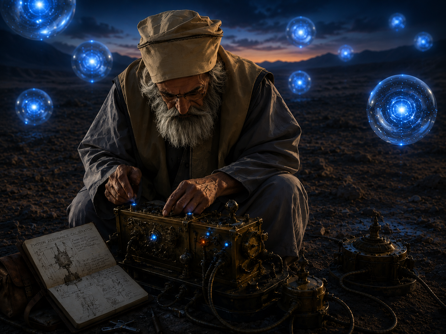 Caelum Ventorum adjusting suspended orbs